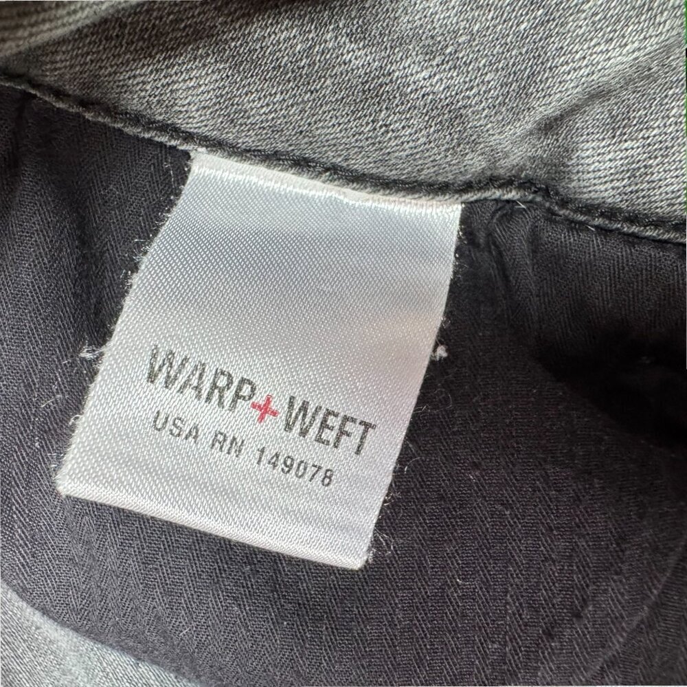 WARP + WEFT JFK New York Skinny Fremont Gray Wash Stretch Denim Jeans 31 / 12 - Picture 4 of 7